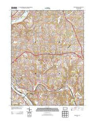 Braddock Pennsylvania Historical topographic map, 1:24000 scale, 7.5 X 7.5 Minute, Year 2013