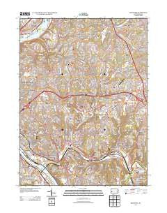 Braddock Pennsylvania Historical topographic map, 1:24000 scale, 7.5 X 7.5 Minute, Year 2013
