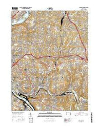 Braddock Pennsylvania Current topographic map, 1:24000 scale, 7.5 X 7.5 Minute, Year 2016