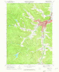 Bradford Pennsylvania Historical topographic map, 1:24000 scale, 7.5 X 7.5 Minute, Year 1969
