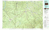 Bradford Pennsylvania Historical topographic map, 1:100000 scale, 30 X 60 Minute, Year 1980