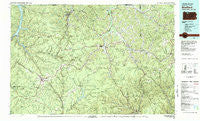 Bradford Pennsylvania Historical topographic map, 1:100000 scale, 30 X 60 Minute, Year 1980