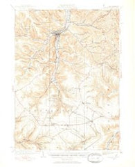 Bradford Pennsylvania Historical topographic map, 1:62500 scale, 15 X 15 Minute, Year 1924