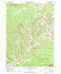 Brandy Camp Pennsylvania Historical topographic map, 1:24000 scale, 7.5 X 7.5 Minute, Year 1970