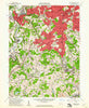 Bridgeville Pennsylvania Historical topographic map, 1:24000 scale, 7.5 X 7.5 Minute, Year 1960