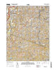 Bridgeville Pennsylvania Current topographic map, 1:24000 scale, 7.5 X 7.5 Minute, Year 2016