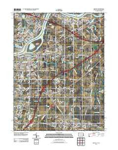 Bristol Pennsylvania Historical topographic map, 1:24000 scale, 7.5 X 7.5 Minute, Year 2011