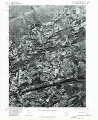 Broadheadsville Pennsylvania Historical topographic map, 1:24000 scale, 7.5 X 7.5 Minute, Year 1976