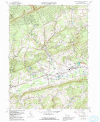 Brodheadsville Pennsylvania Historical topographic map, 1:24000 scale, 7.5 X 7.5 Minute, Year 1960