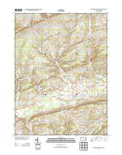 Brodheadsville Pennsylvania Historical topographic map, 1:24000 scale, 7.5 X 7.5 Minute, Year 2013