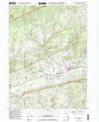 Brodheadsville Pennsylvania Historical topographic map, 1:24000 scale, 7.5 X 7.5 Minute, Year 1999