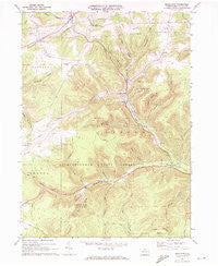 Brookland Pennsylvania Historical topographic map, 1:24000 scale, 7.5 X 7.5 Minute, Year 1969