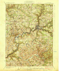 Brookville Pennsylvania Historical topographic map, 1:62500 scale, 15 X 15 Minute, Year 1926