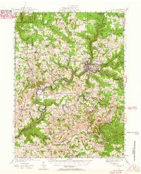 Brookville Pennsylvania Historical topographic map, 1:62500 scale, 15 X 15 Minute, Year 1924