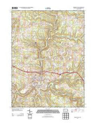 Brookville Pennsylvania Historical topographic map, 1:24000 scale, 7.5 X 7.5 Minute, Year 2013
