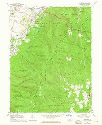 Brownfield Pennsylvania Historical topographic map, 1:24000 scale, 7.5 X 7.5 Minute, Year 1964