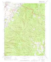 Brownfield Pennsylvania Historical topographic map, 1:24000 scale, 7.5 X 7.5 Minute, Year 1973