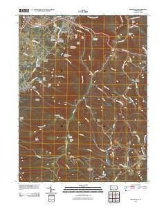 Brownfield Pennsylvania Historical topographic map, 1:24000 scale, 7.5 X 7.5 Minute, Year 2010