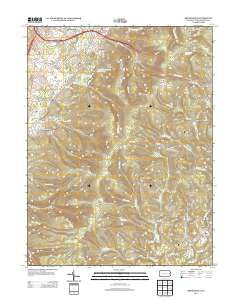 Brownfield Pennsylvania Historical topographic map, 1:24000 scale, 7.5 X 7.5 Minute, Year 2013