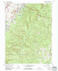 Brownfield Pennsylvania Historical topographic map, 1:24000 scale, 7.5 X 7.5 Minute, Year 1964
