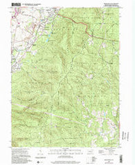 Brownfield Pennsylvania Historical topographic map, 1:24000 scale, 7.5 X 7.5 Minute, Year 1964