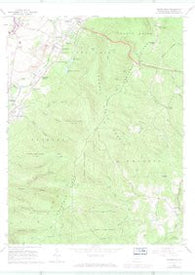 Brownfield Pennsylvania Historical topographic map, 1:24000 scale, 7.5 X 7.5 Minute, Year 1964
