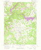 Brush Valley Pennsylvania Historical topographic map, 1:24000 scale, 7.5 X 7.5 Minute, Year 1963