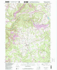 Brush Valley Pennsylvania Historical topographic map, 1:24000 scale, 7.5 X 7.5 Minute, Year 1998