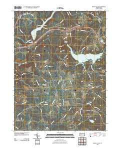 Brush Valley Pennsylvania Historical topographic map, 1:24000 scale, 7.5 X 7.5 Minute, Year 2010