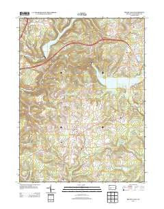 Brush Valley Pennsylvania Historical topographic map, 1:24000 scale, 7.5 X 7.5 Minute, Year 2013