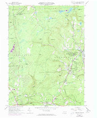 Buck Hill Falls Pennsylvania Historical topographic map, 1:24000 scale, 7.5 X 7.5 Minute, Year 1966