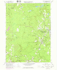Buck Hill Falls Pennsylvania Historical topographic map, 1:24000 scale, 7.5 X 7.5 Minute, Year 1966