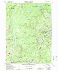 Buck Hill Falls Pennsylvania Historical topographic map, 1:24000 scale, 7.5 X 7.5 Minute, Year 1966
