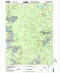 Buck Hill Falls Pennsylvania Historical topographic map, 1:24000 scale, 7.5 X 7.5 Minute, Year 1997