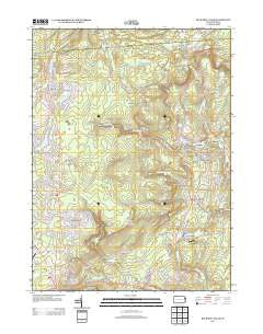 Buck Hill Falls Pennsylvania Historical topographic map, 1:24000 scale, 7.5 X 7.5 Minute, Year 2013