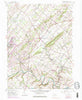 Buckingham Pennsylvania Historical topographic map, 1:24000 scale, 7.5 X 7.5 Minute, Year 1953