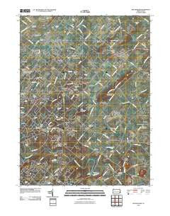 Buckingham Pennsylvania Historical topographic map, 1:24000 scale, 7.5 X 7.5 Minute, Year 2010