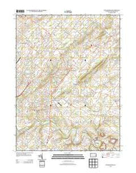 Buckingham Pennsylvania Historical topographic map, 1:24000 scale, 7.5 X 7.5 Minute, Year 2013