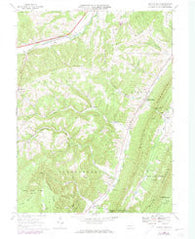 Buffalo Mills Pennsylvania Historical topographic map, 1:24000 scale, 7.5 X 7.5 Minute, Year 1967