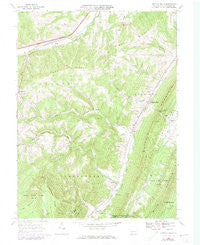 Buffalo Mills Pennsylvania Historical topographic map, 1:24000 scale, 7.5 X 7.5 Minute, Year 1967