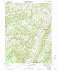 Buffalo Mills Pennsylvania Historical topographic map, 1:24000 scale, 7.5 X 7.5 Minute, Year 1967