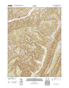 Buffalo Mills Pennsylvania Historical topographic map, 1:24000 scale, 7.5 X 7.5 Minute, Year 2013