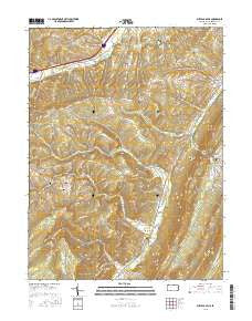 Buffalo Mills Pennsylvania Current topographic map, 1:24000 scale, 7.5 X 7.5 Minute, Year 2016
