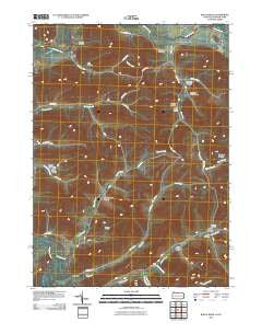 Bullis Mills Pennsylvania Historical topographic map, 1:24000 scale, 7.5 X 7.5 Minute, Year 2010
