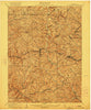 Burgettstown Pennsylvania Historical topographic map, 1:62500 scale, 15 X 15 Minute, Year 1906