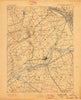 Burlington New Jersey Historical topographic map, 1:62500 scale, 15 X 15 Minute, Year 1893
