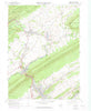 Burnham Pennsylvania Historical topographic map, 1:24000 scale, 7.5 X 7.5 Minute, Year 1966