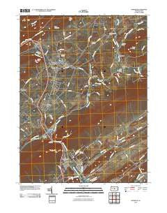 Burnham Pennsylvania Historical topographic map, 1:24000 scale, 7.5 X 7.5 Minute, Year 2010