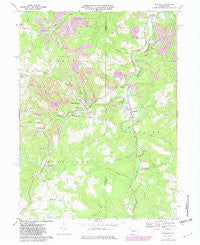 Burnside Pennsylvania Historical topographic map, 1:24000 scale, 7.5 X 7.5 Minute, Year 1968