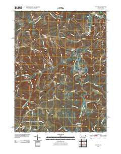 Burnside Pennsylvania Historical topographic map, 1:24000 scale, 7.5 X 7.5 Minute, Year 2010